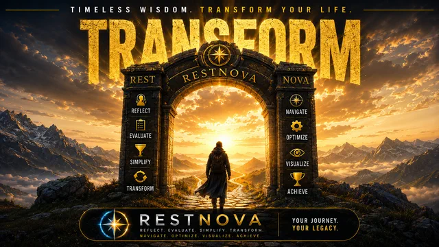 RESTNOVA: a scene from As a Man Thinketh: Why Most People Never Change