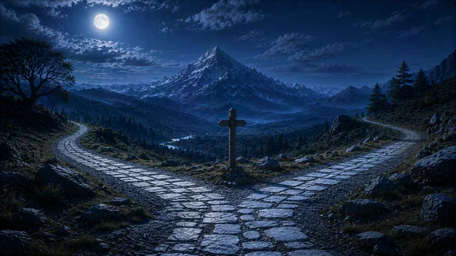 Your Own Crossroads: a scene from Occams Razor RESTNOVA Parable