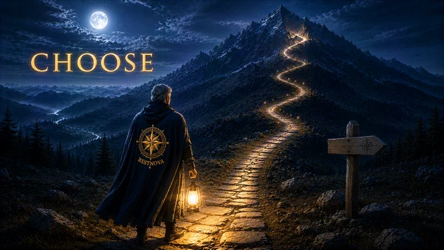 Choose: a scene from Why Smart People Stay Stuck - a RESTNOVA Parable