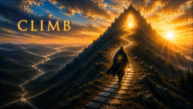 Climb: a scene from Occams Razor RESTNOVA Parable