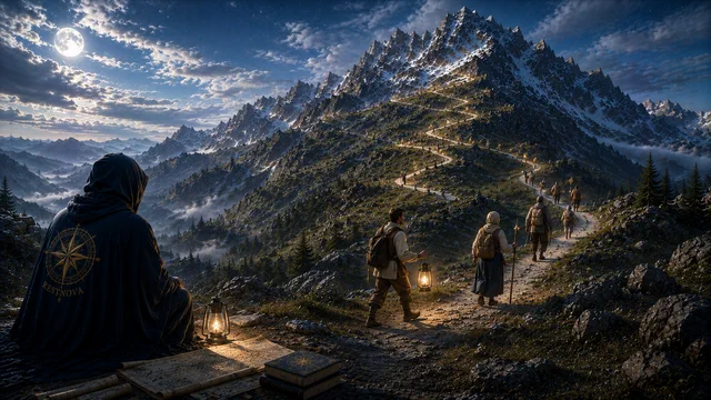 The Simple Climbers: scene from a RESTNOVA Parable